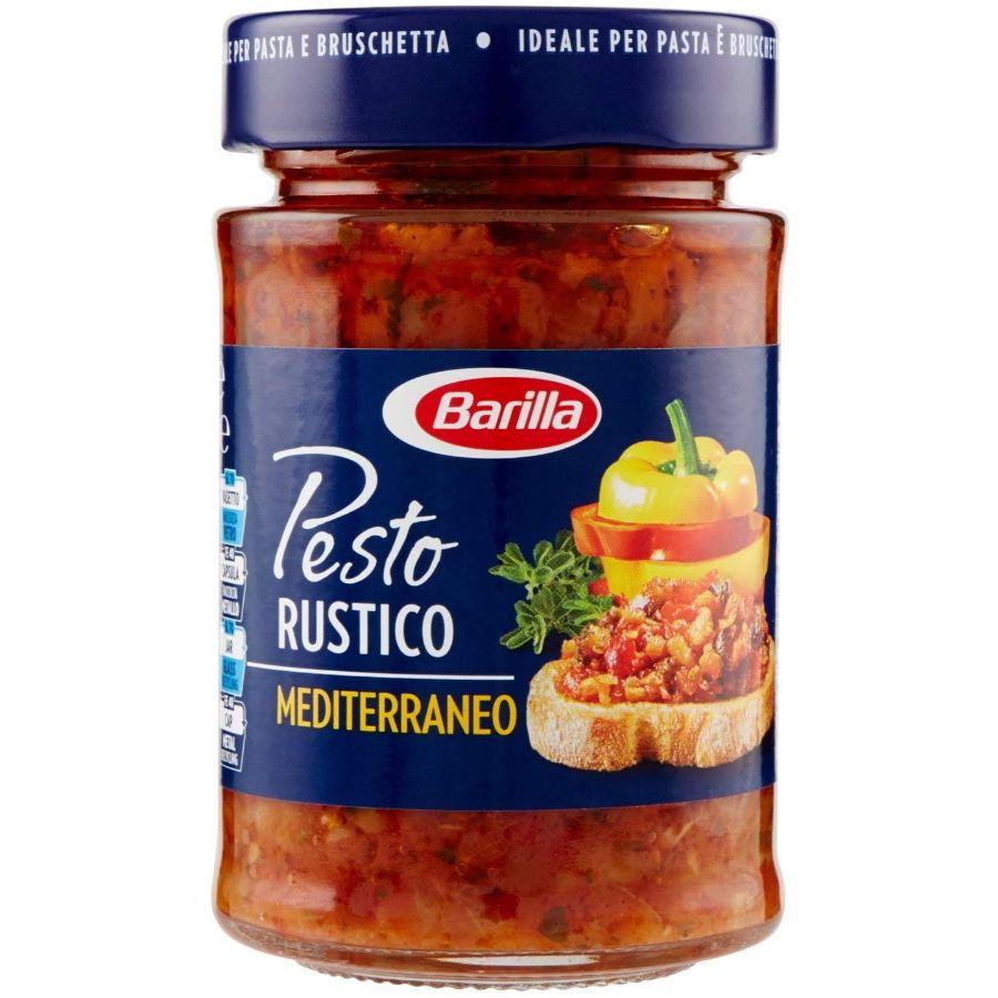 Barilla Sauce Pesto Rustico Mediterraneo, 200 g 8076809576581
