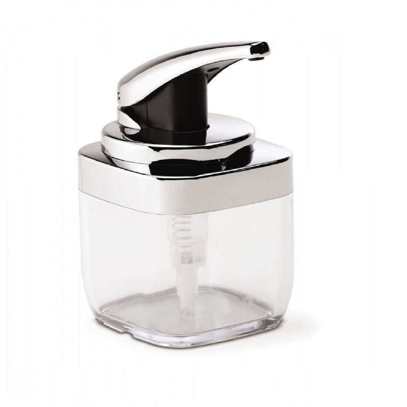 Simple Human Square Push Pump Chrome, 443 ml