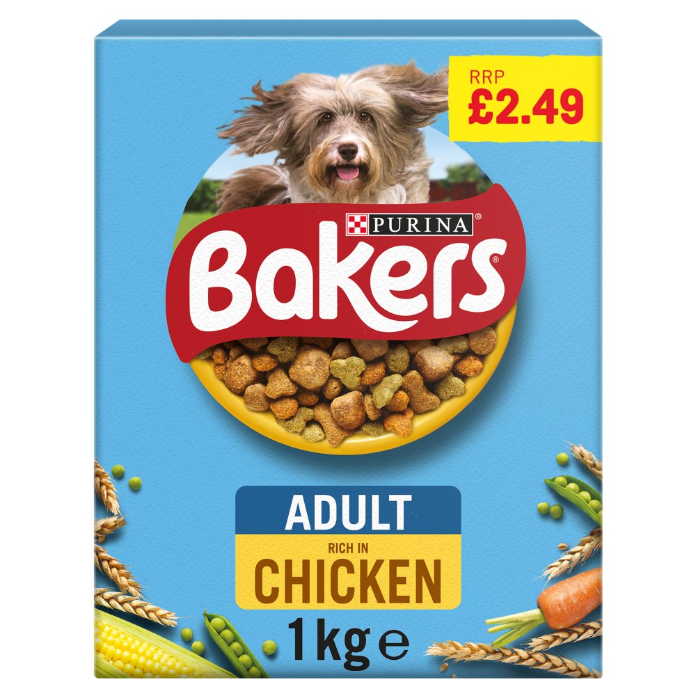 Bakers Adult Dog Food Chicken/ Vegetables 1kg