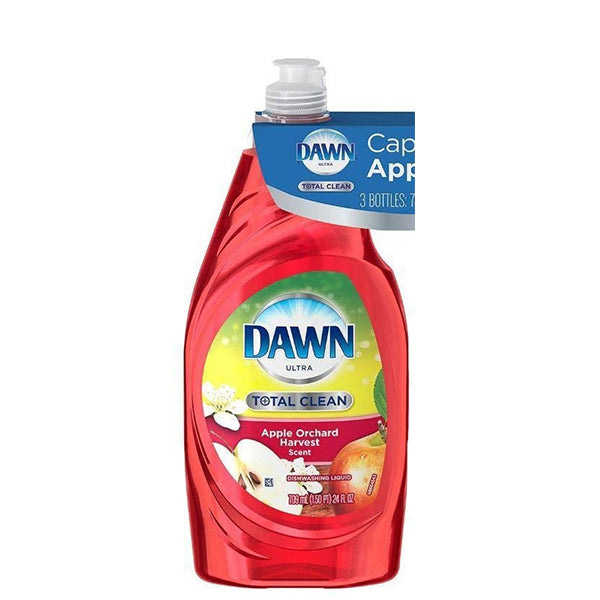 Dawn, Ultra Total Clean Dishwashinging Liquid Apple, 24 oz