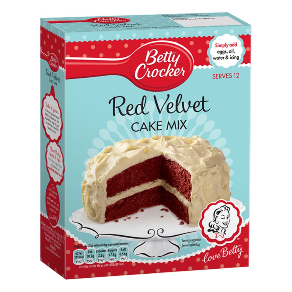Betty C. Cake Mix Red Velvet, 425 g