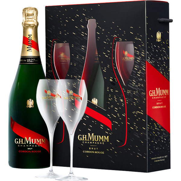 G.H. Mum Champagne Brut Cordon Rouge Giftset