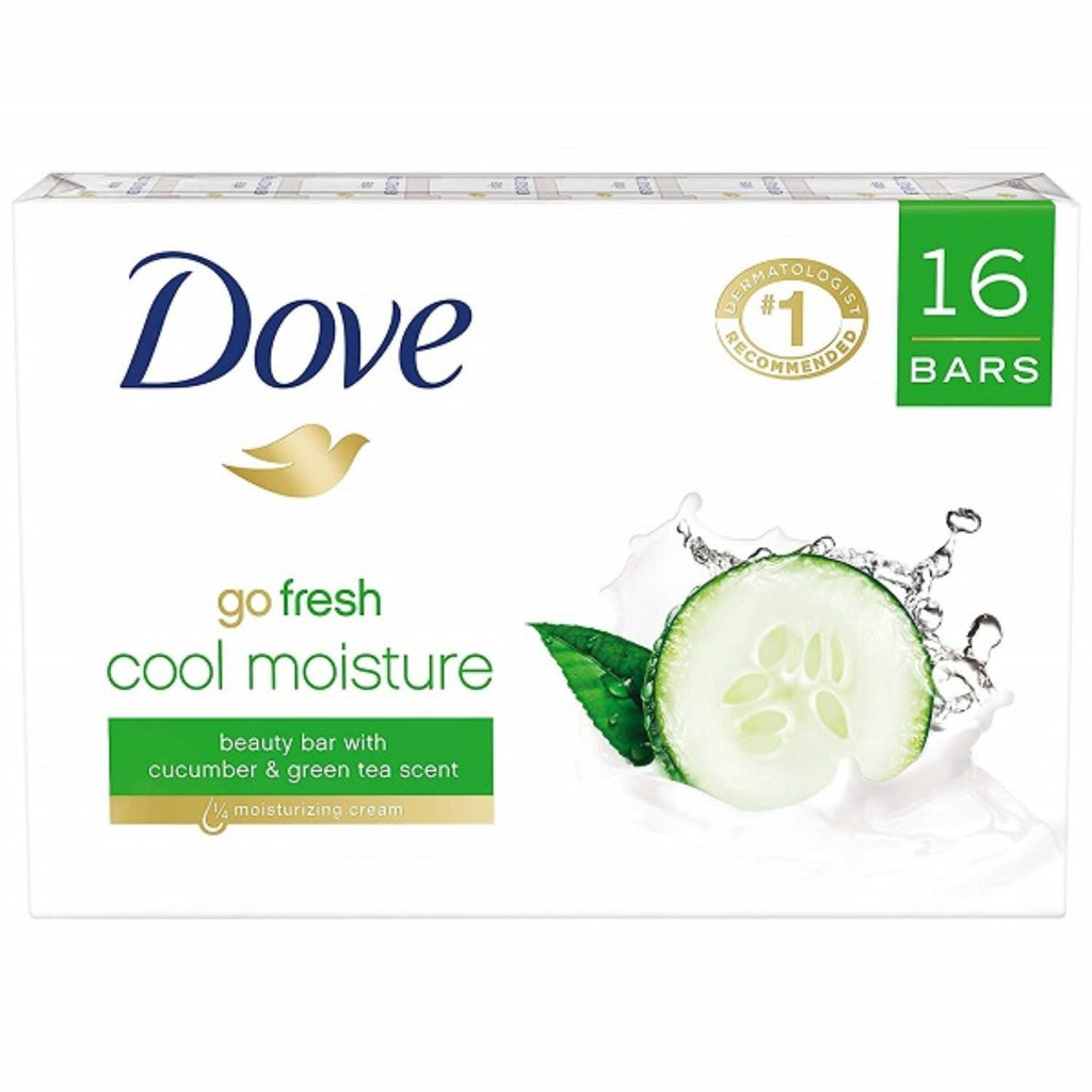 Dove, Cool moisture Soap Bar, 16x 4 oz