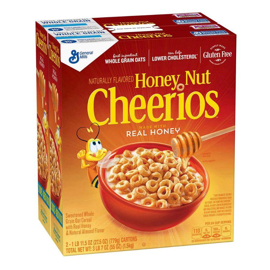 General Mills Honey Nut Cheerios, 2x 27.5 oz