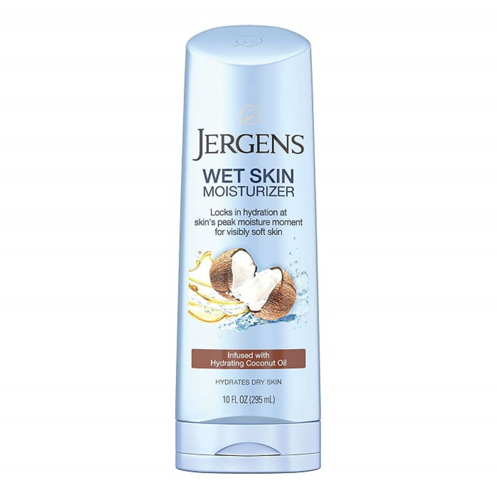 Jergens, Wet Skin Body Moisturizer with Hydrating Coconut Oil, 10 oz