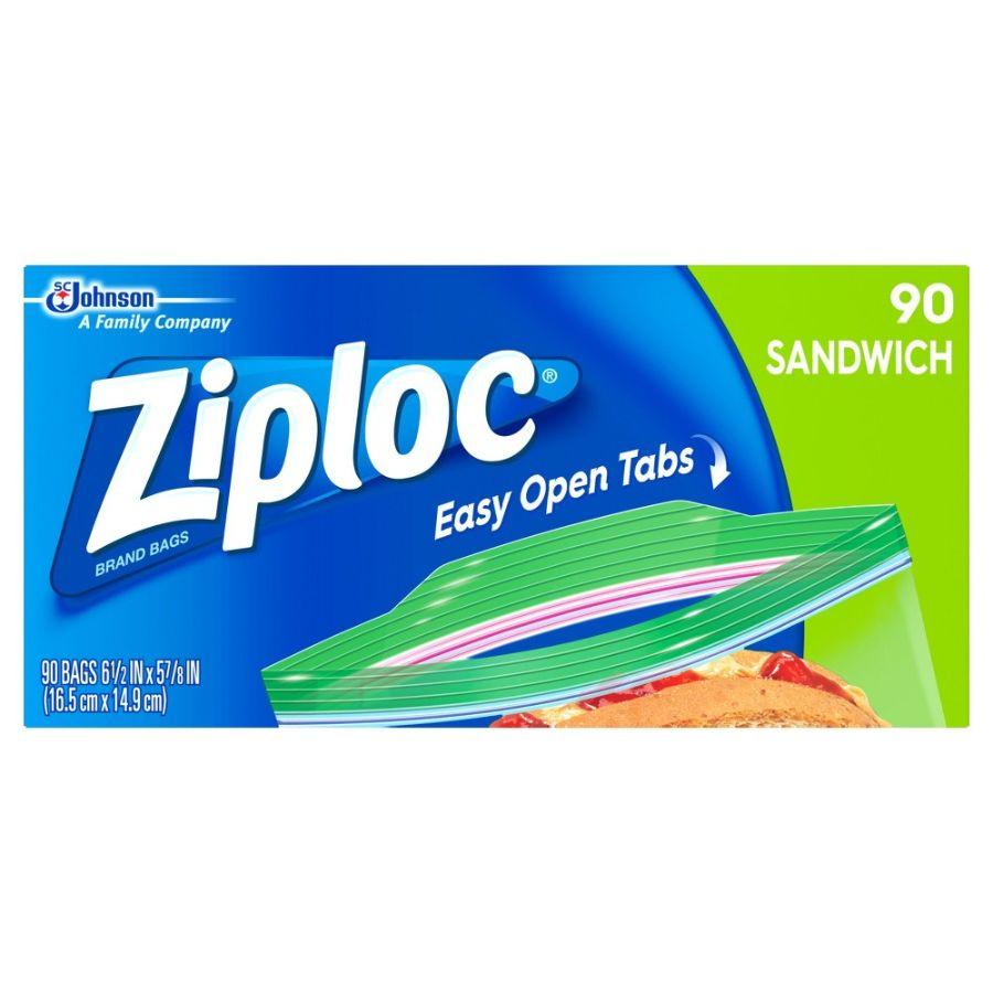 Ziploc Sandwich Bags, 90 ct