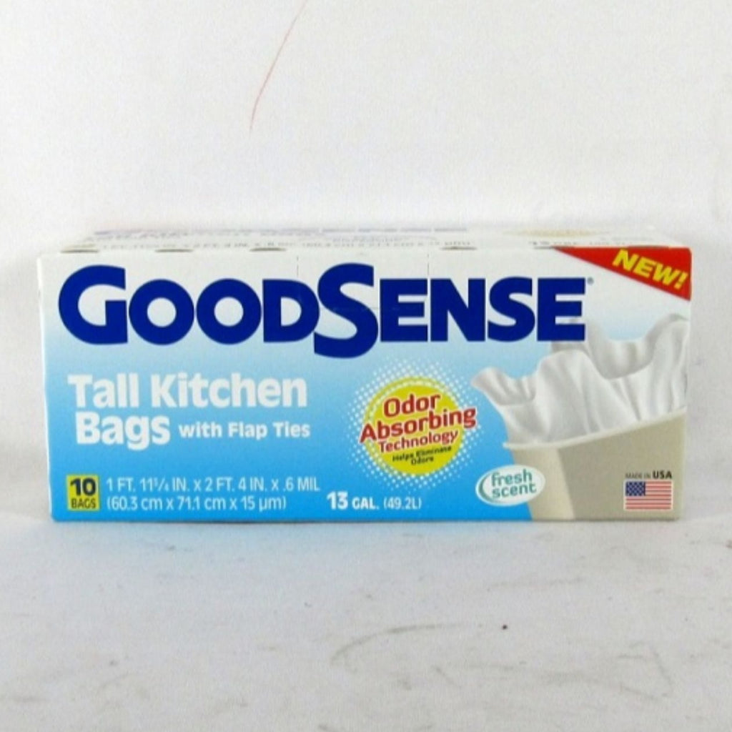Good Sense, Tall Kitchen Bag 13gal, 10 Ct