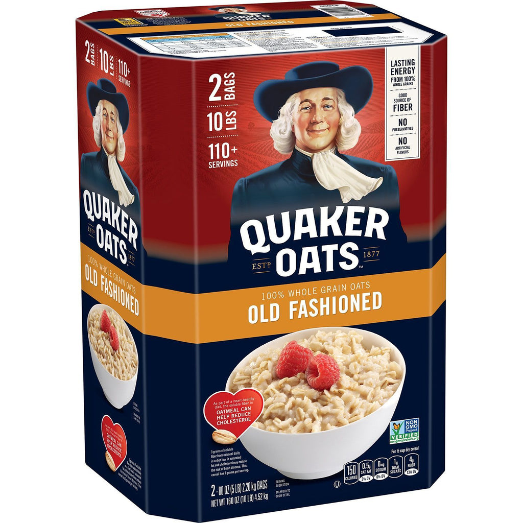 Quaker Oats Old Fashioned 2 Bags, 160 oz