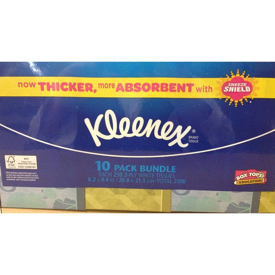 Kleenex 230 Facial Tissue , 10 Pk