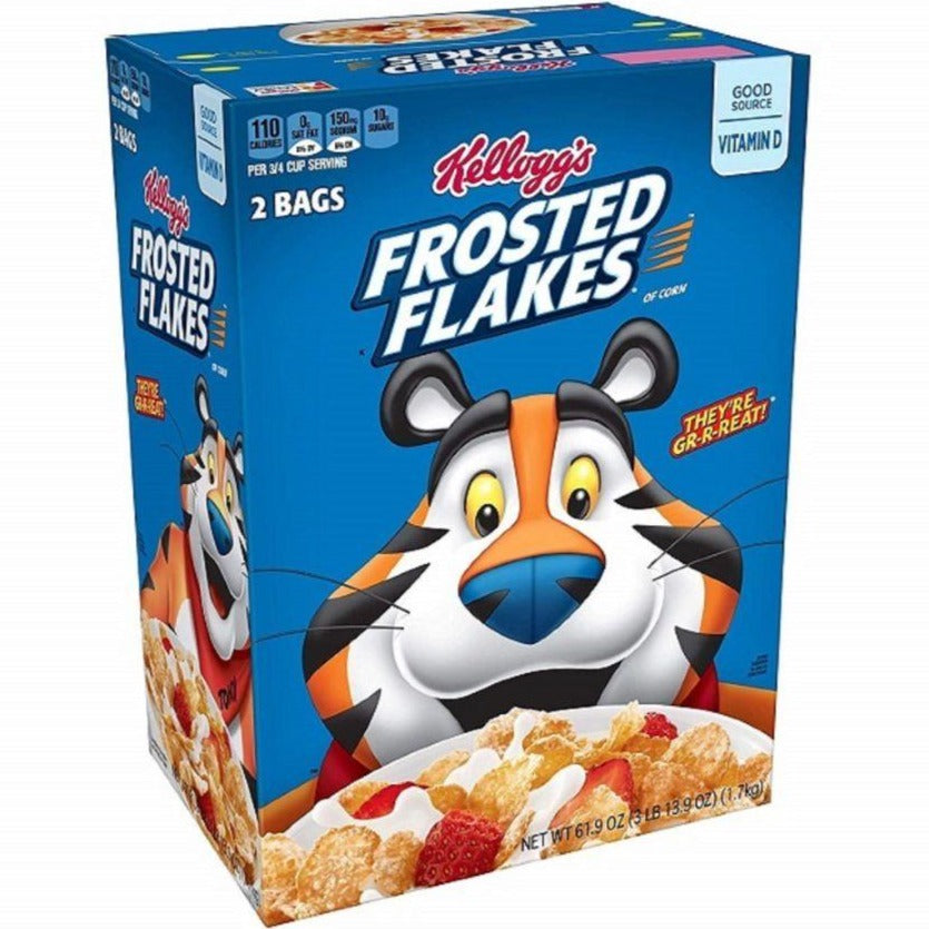 Kellogg's Frosted Flakes 2 Bags, 61.9 oz