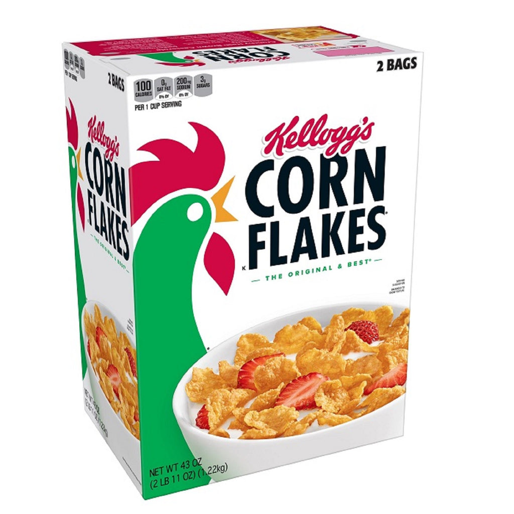 Kellogg's Corn Flakes 2 Bags, 43 oz