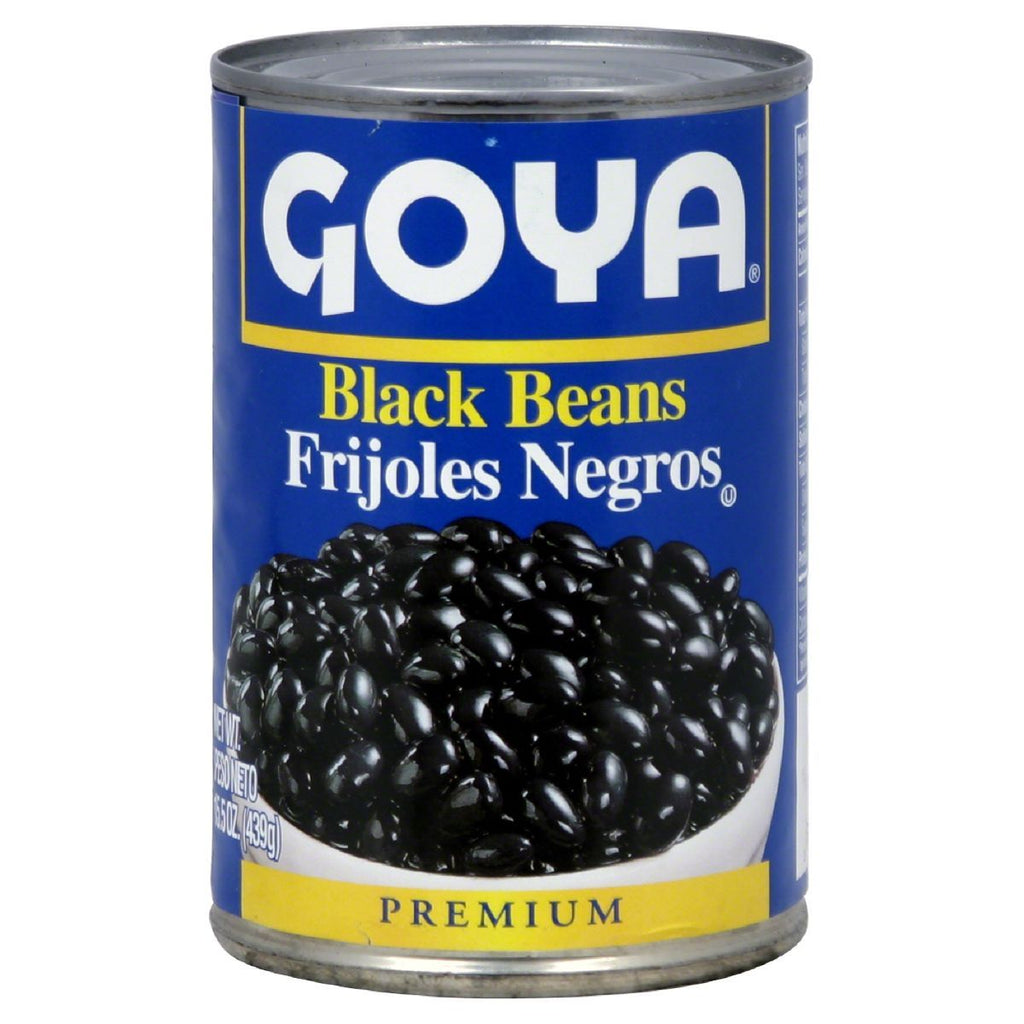 Goya, Black Beans Premium, 8 x 15.50 oz