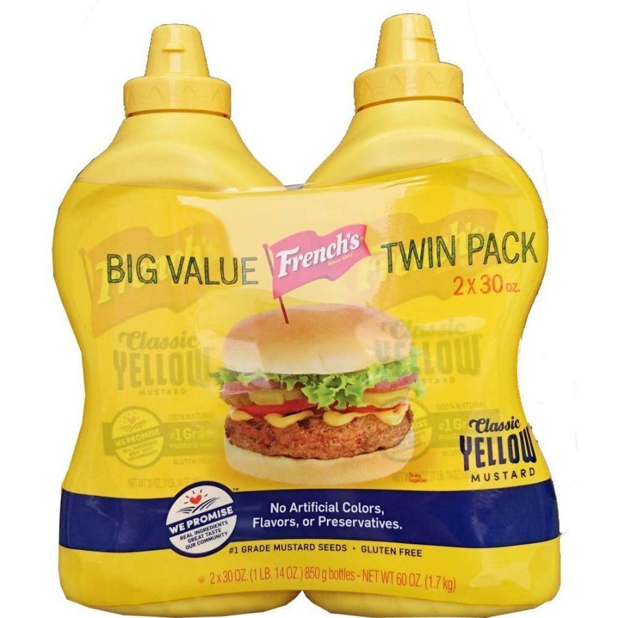 French's Gluten Free Yellow Mustard, 30 oz