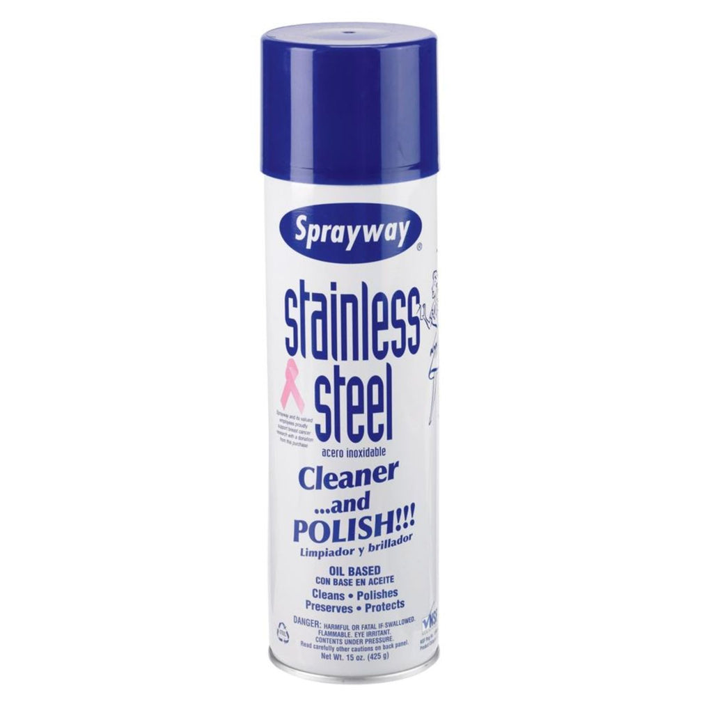 Sprayway, Stainless Steel Cleaner, 15 oz