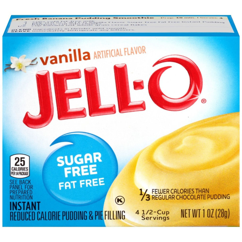 Jell-O, Vanilla Sugar-Free Fat-Free Pudding, oz