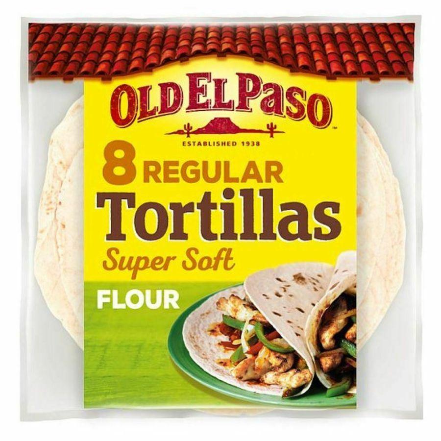 Old El Passo 8 Regular Flour Tortillas, 326 g - 8 ct