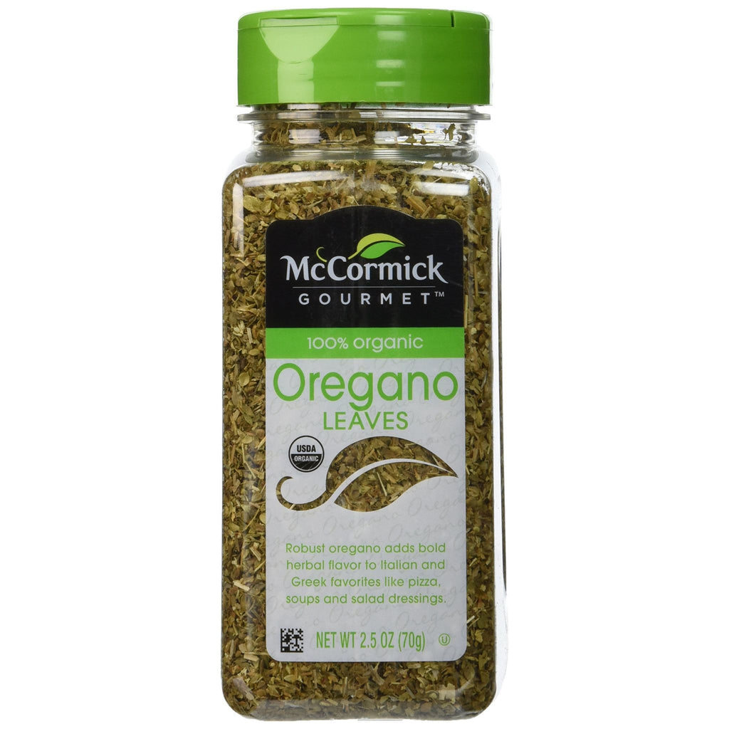 McCormick Gourmet, 100% Organic Oregano Leaves, 2.5 oz