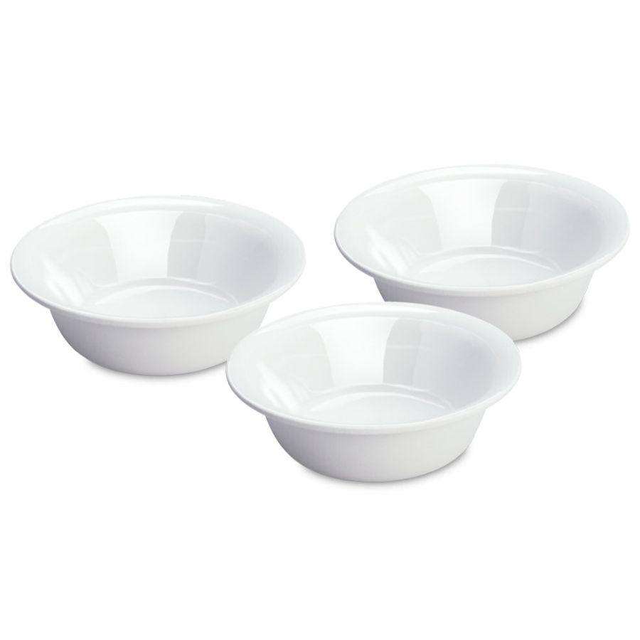 Sterilite Bowls 3 Set White, 20 oz