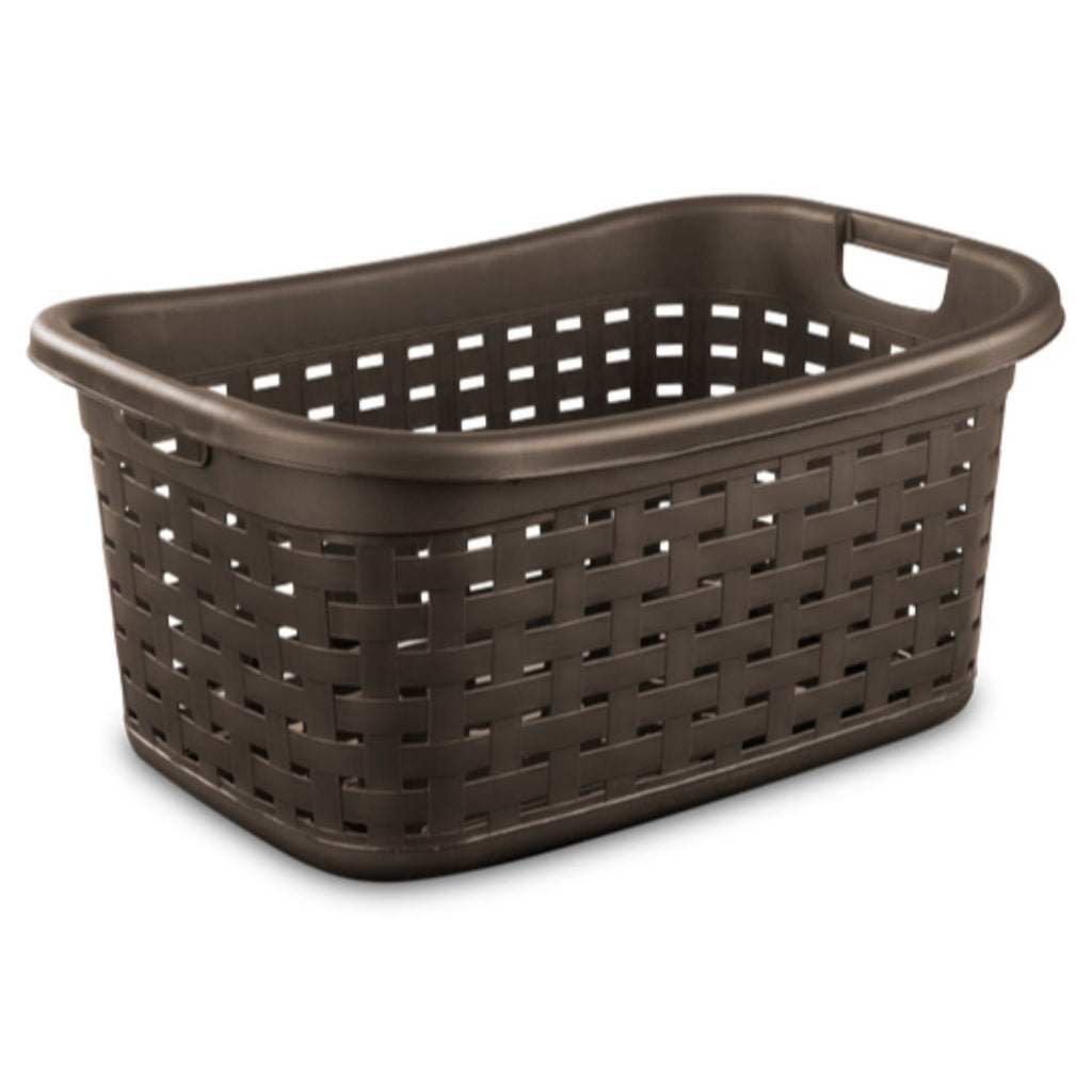 Sterilite, Weave Laundry Basket Espresso