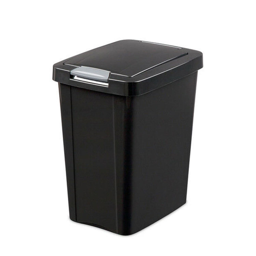 Sterilite, Touchtop Wastebasket Black, 7.5 gal