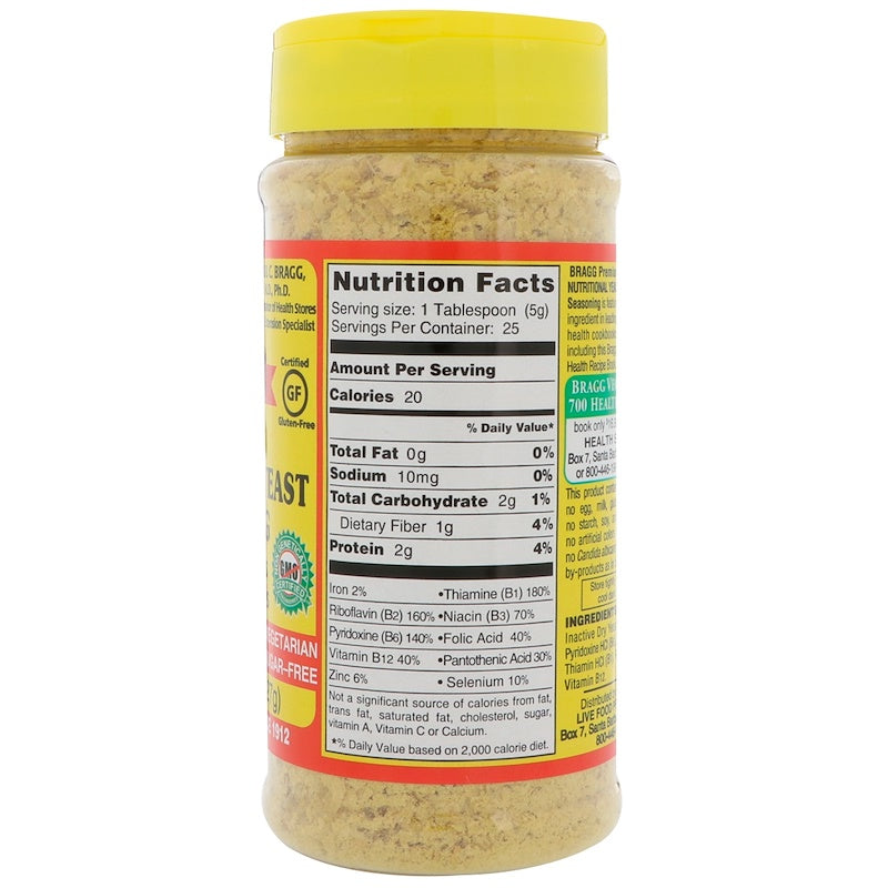 Bragg Seasoning Nutritional Yeast, 4.5 oz