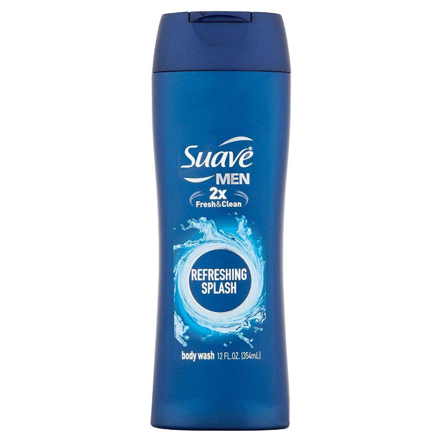 Suave Men Body Wash Refreshing Splash, 12 oz