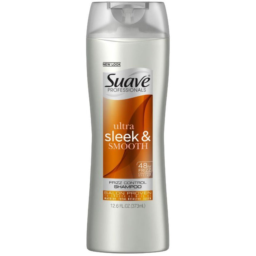 Suave Ultra Sleek & Smooth Shampoo, 12.6 oz
