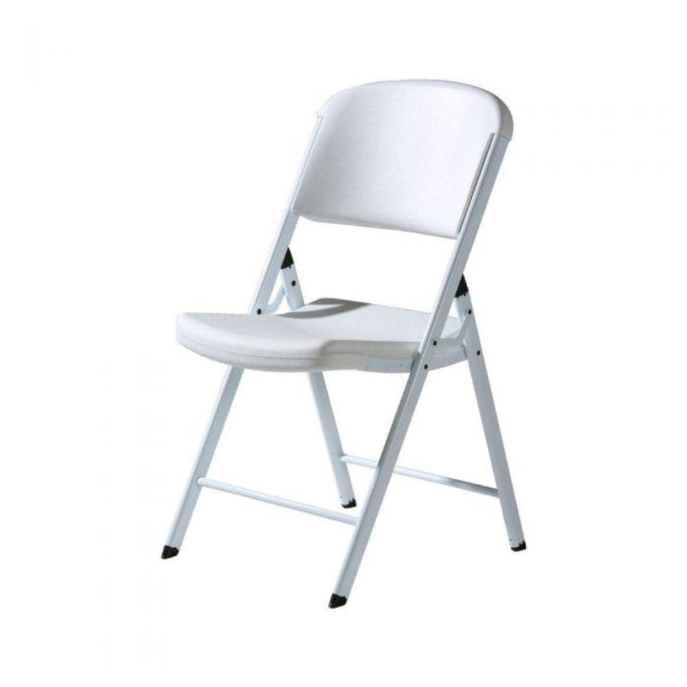 Lifetime, Folding Chair, White/Granite