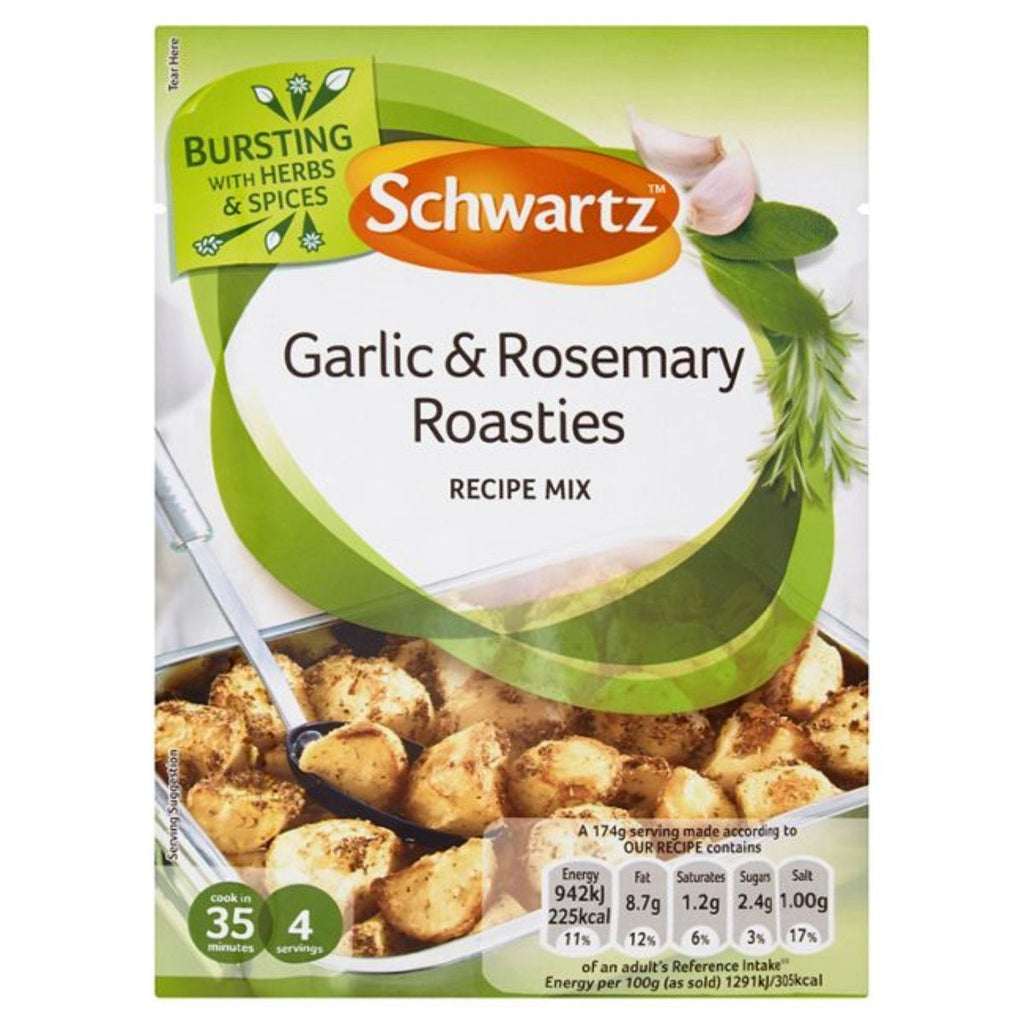 Schwartz Garlic & Rosemary Roasties, 33 g