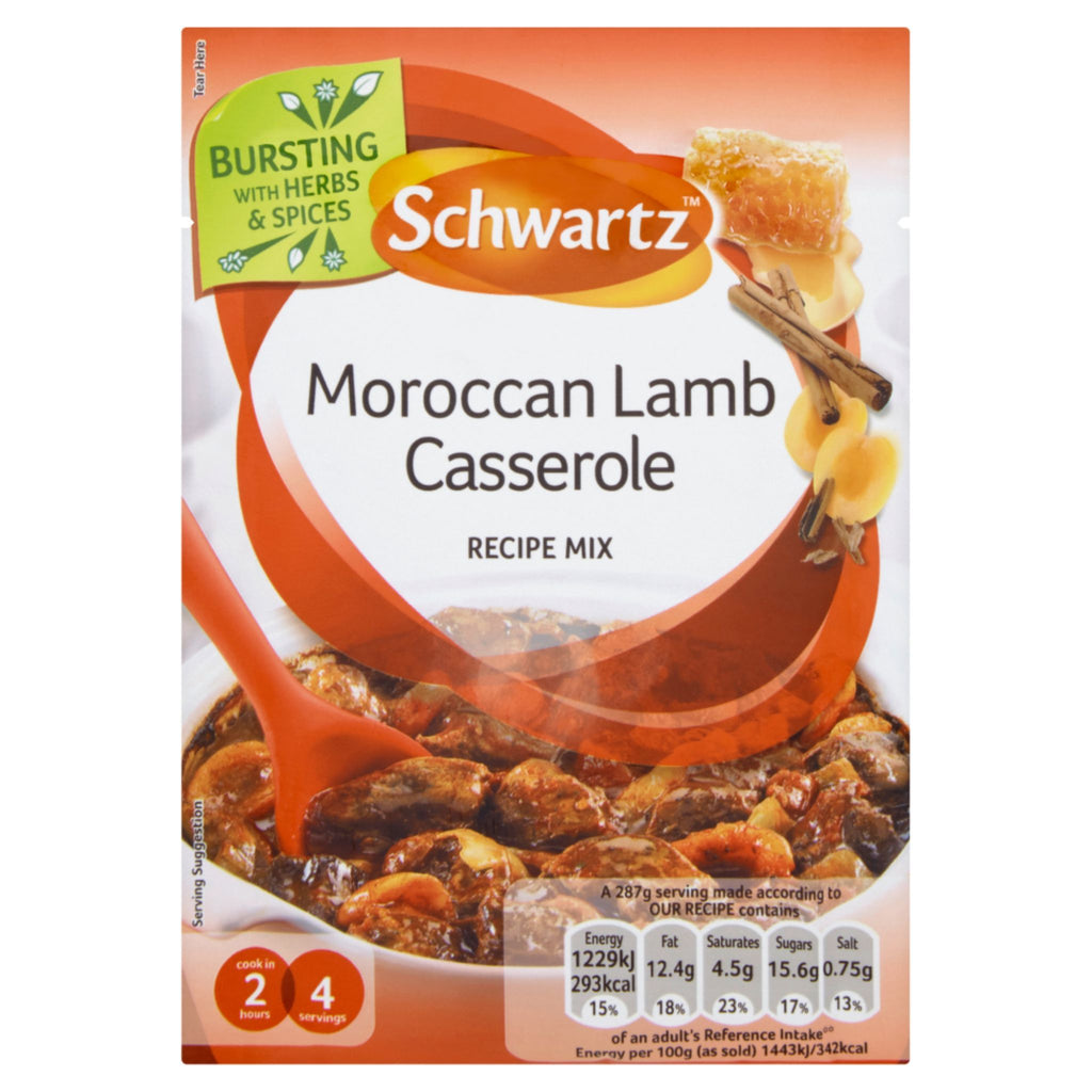Schwartz Moroccan Lamb Casserole Recipe Mix, 35 g