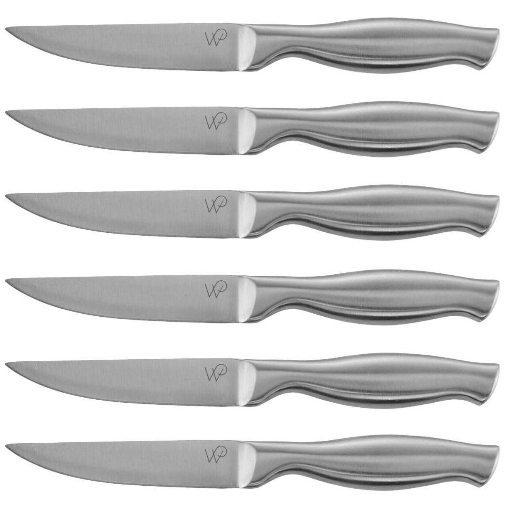 Wolfgang Puck Forged Stainless Steel Steak Knife, Set of 6