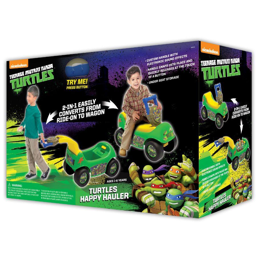 Teenage Mutant Ninja Turtles Happy Hauler Ride-On and Play Wagon