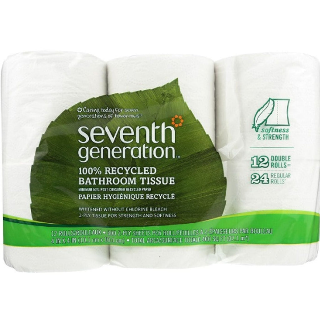 Seventh Generation, Bathroom Tissues 2-Ply, 12 roll x 240 Sheet
