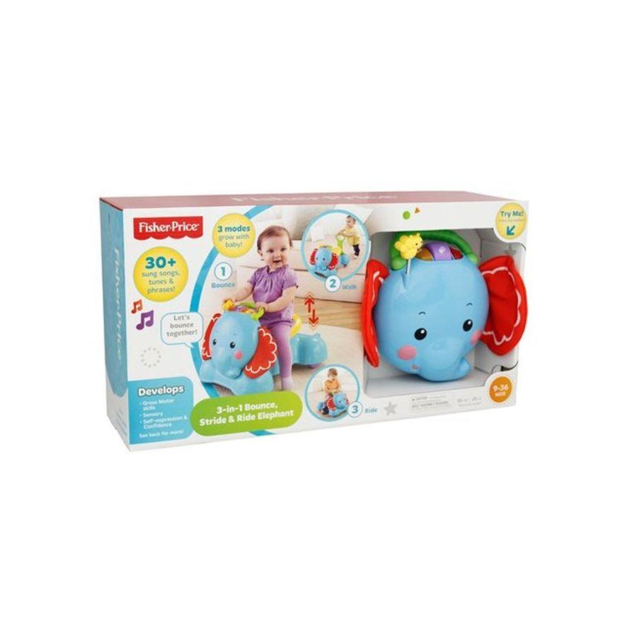 Fisher-Price Bounce Stride, and Ride 3-in-1 Elephant