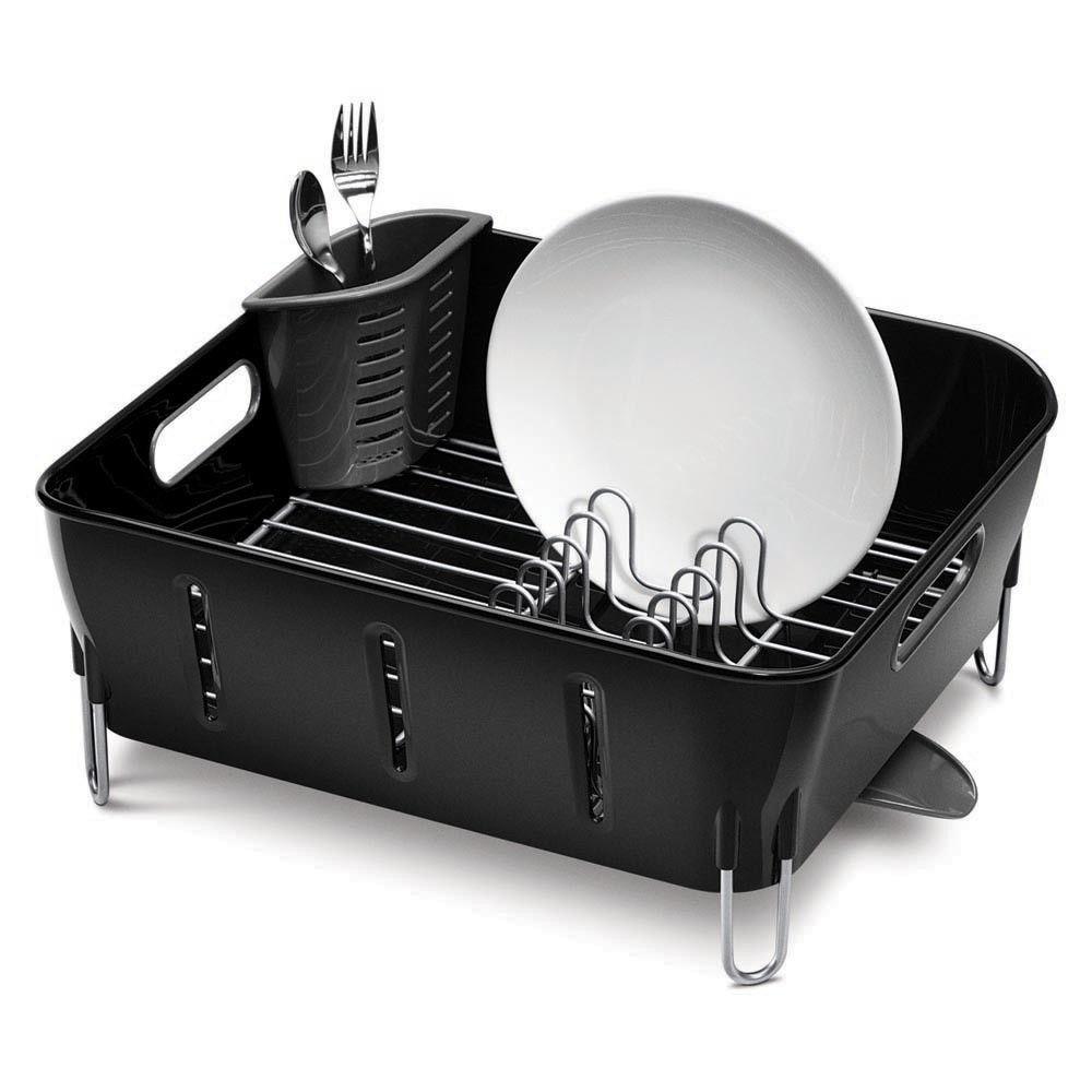 Simple Human, Black Compact Dishrack Wesley's Online