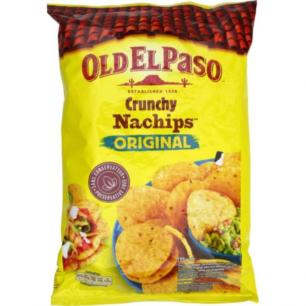 Old El Paso Crunchy Nachips Original, 185 g