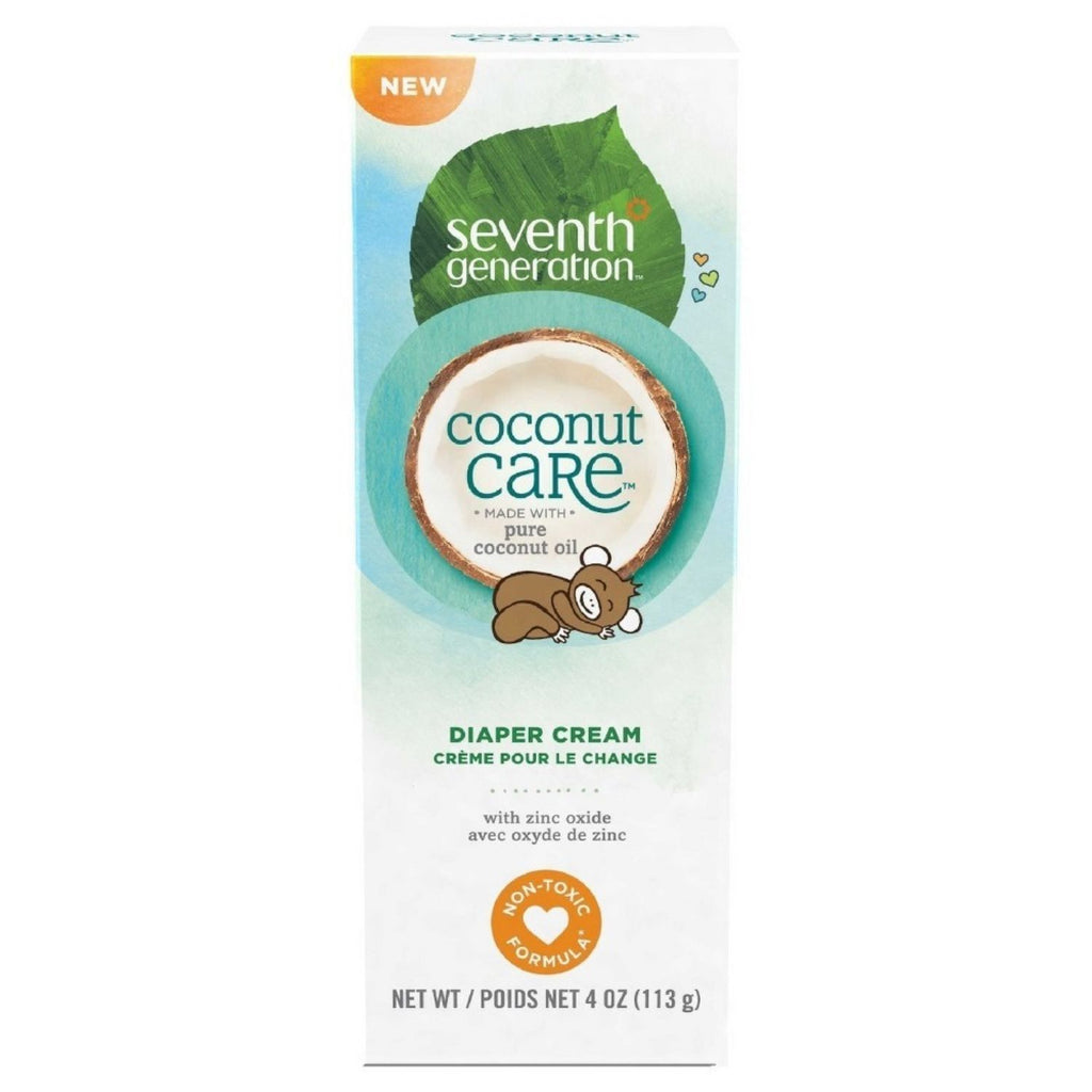 Seventh Generation, Coconut Care Diaper Cream, 4 oz