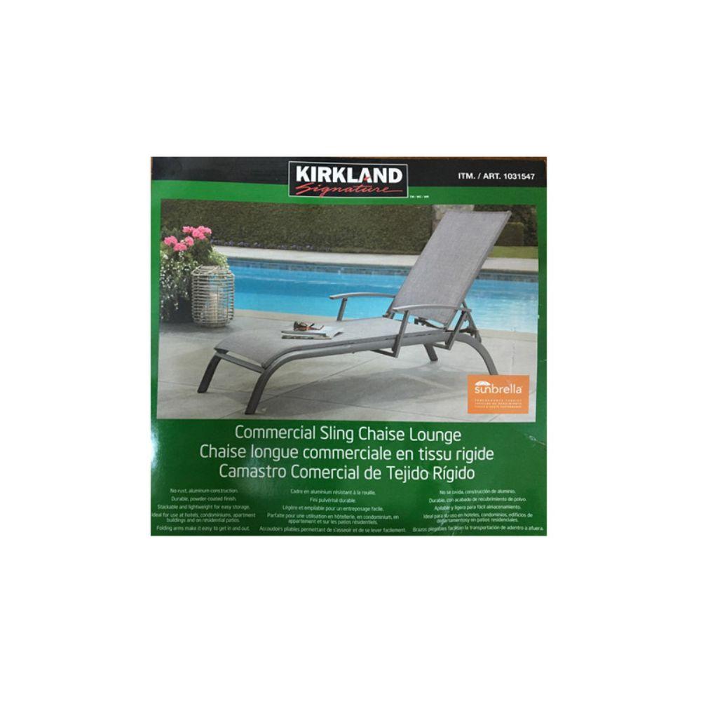 Kirkland Signature, Commercial Sling Chaise Loung