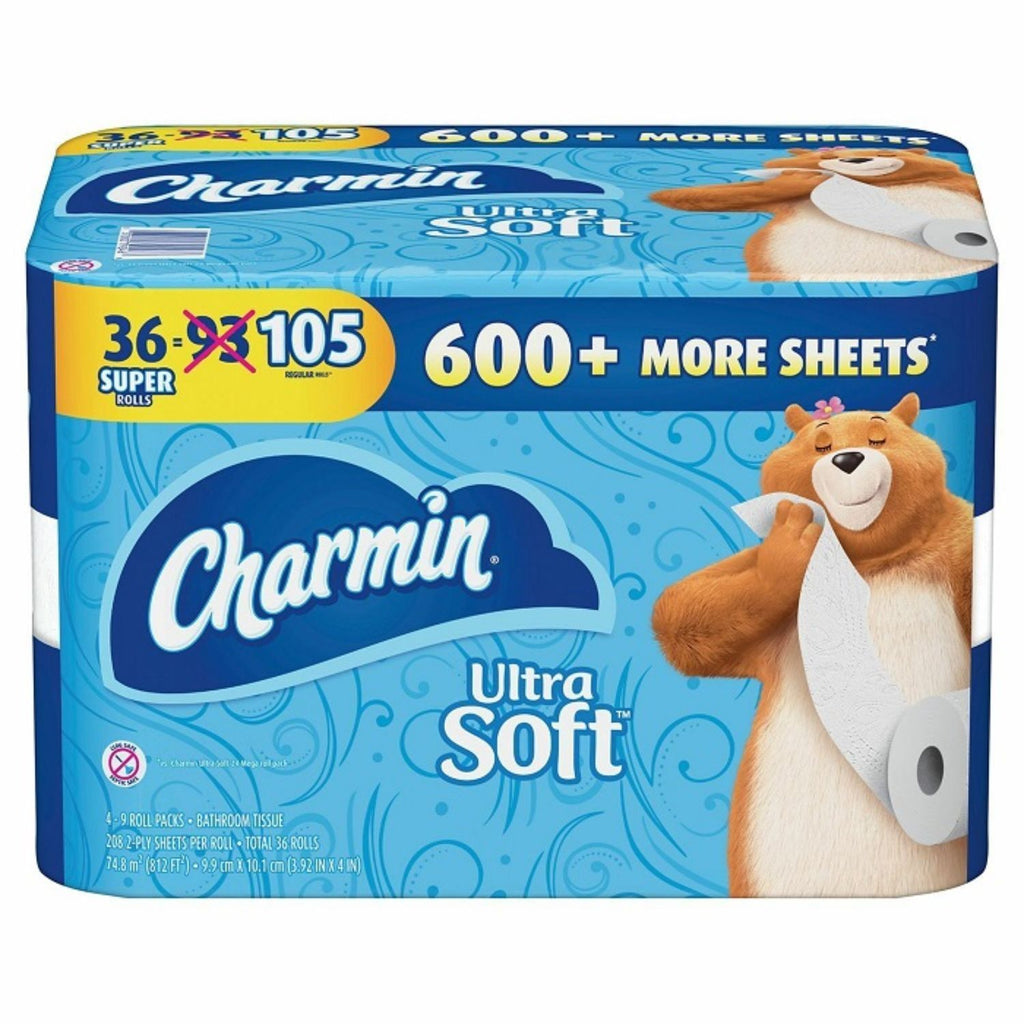 Charmin, Ultra Soft Bathroom Tissue Super Roll, 36 ct