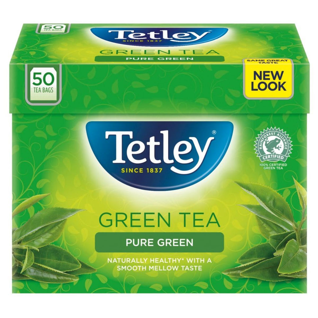 Tetley Pure Green Tea Bags, 50 ct