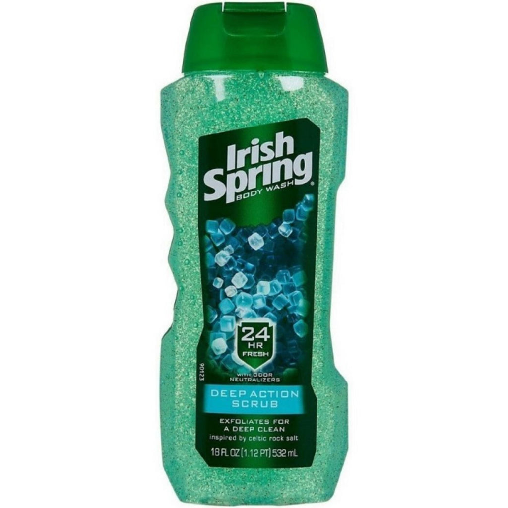 Irish Spring, Body Wash Deep Action Scrub, 18 oz