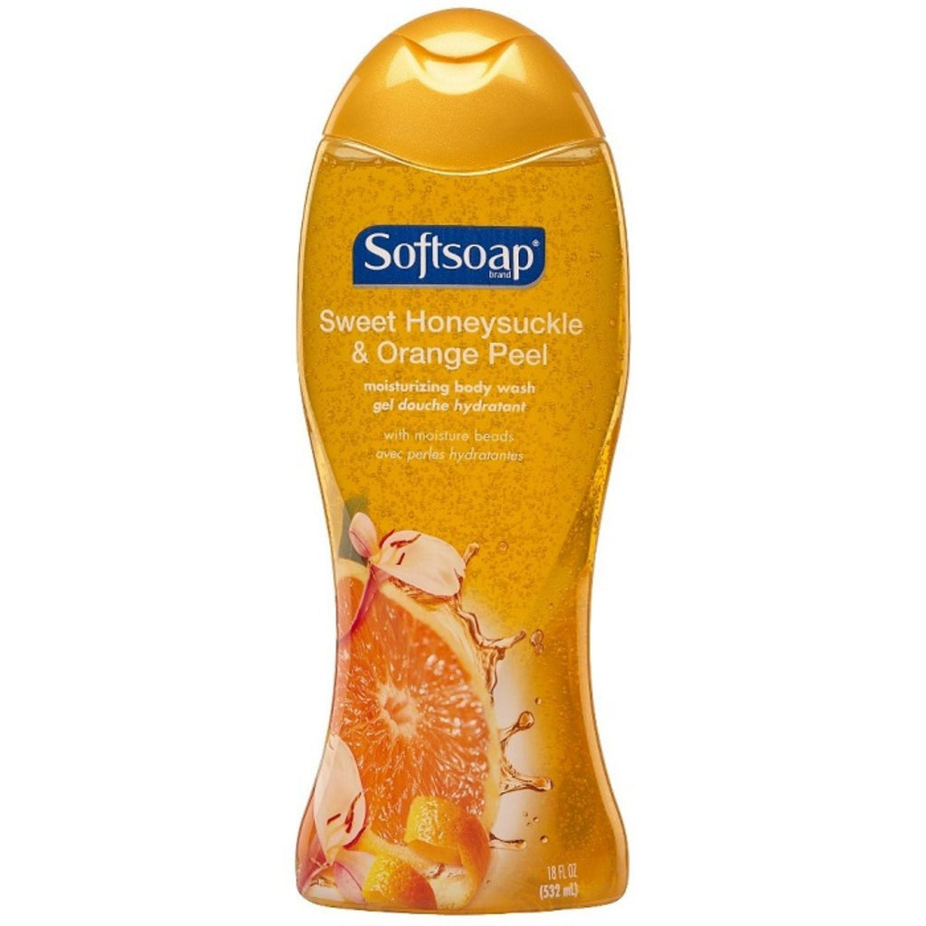 Softsoap, Moisturizing Body Wash Sweet Honeysuckle & Orange Peel, 18 oz