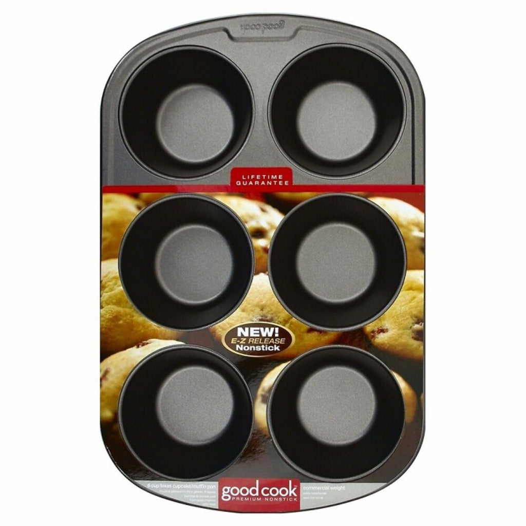 Good Cook, Texas Muffin Pan, 6 Cups