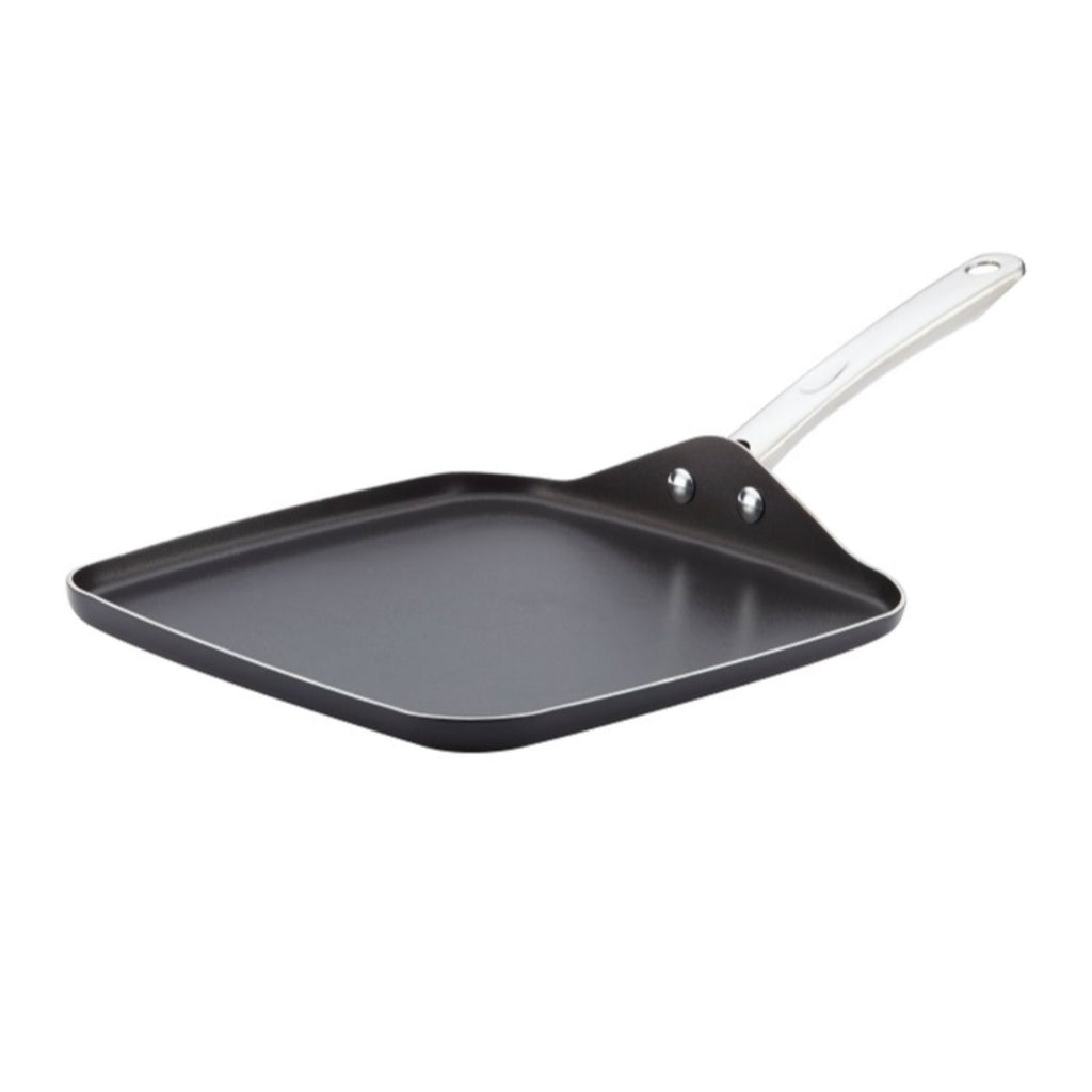 Farberware, Square Griddle Black with silver handle 11''