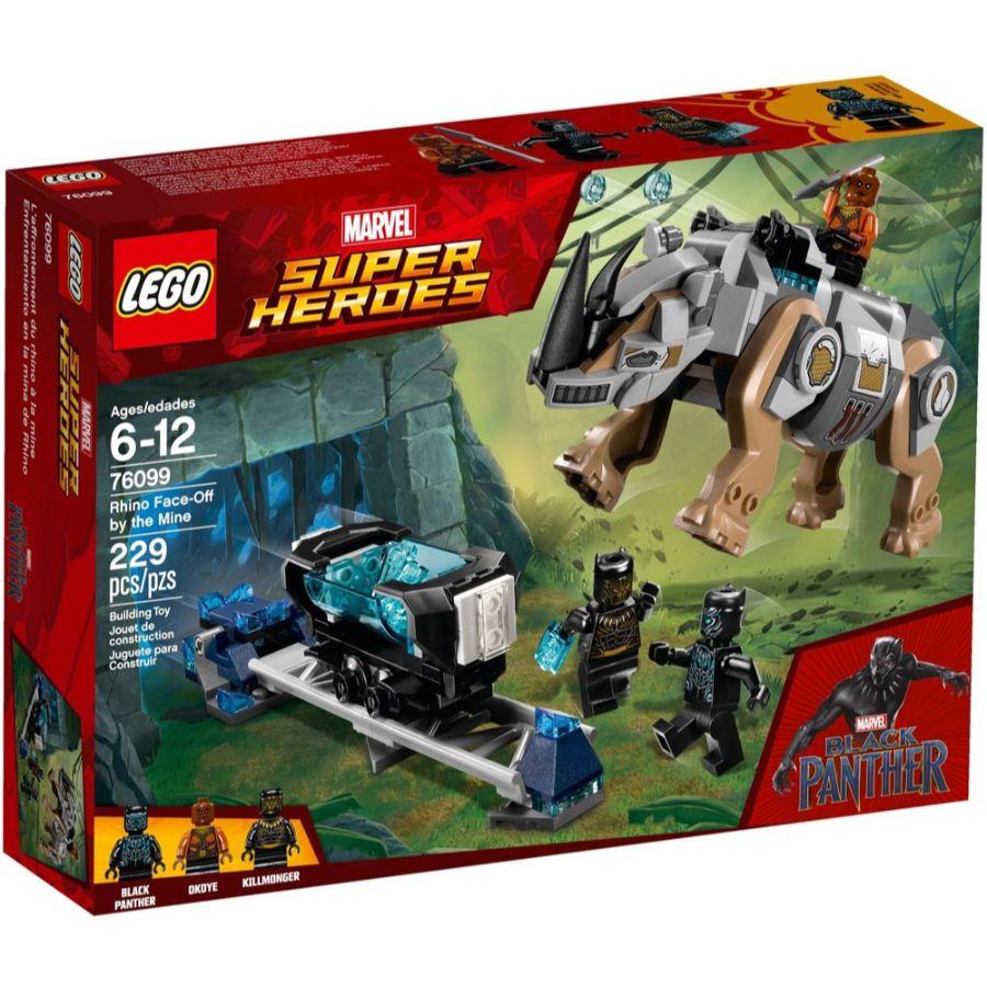 Lego Marvel Superheros Rhino Face-Off by the Mine