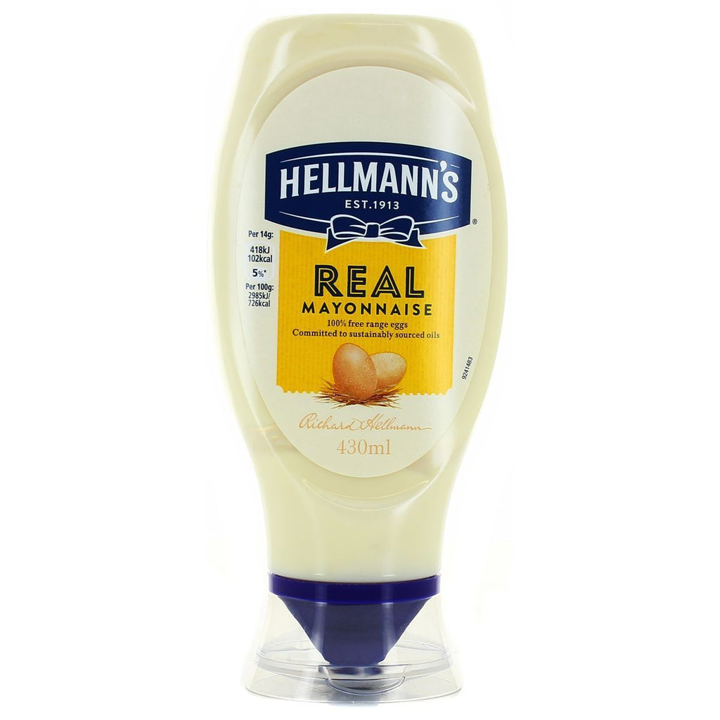 Hellmann's Real Mayonnaise Squeezy, 430 ml