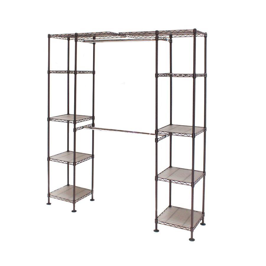 Seville Classics Room Organizer Double, Zinc