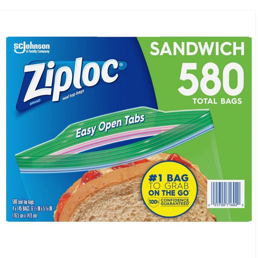 Ziploc Sandwich Bags 4 Pk, 580 ct