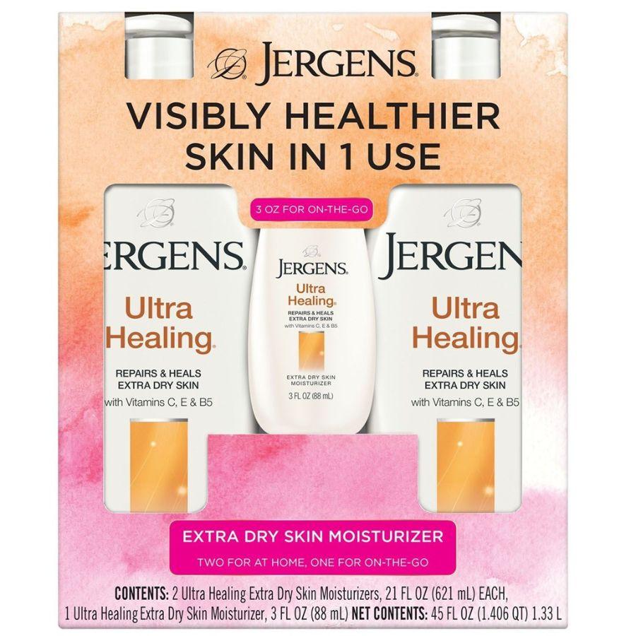 Jergens Extra Dry Skin Moisturizer 3 Set, 45 oz