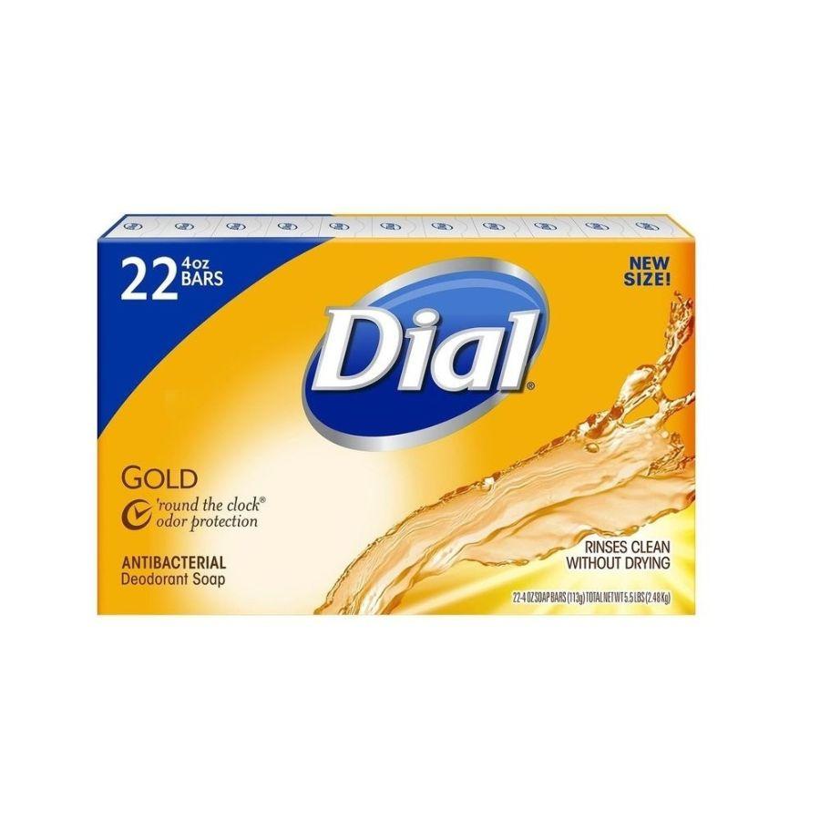 Dial Soap Bar Gold, 22x 4 oz